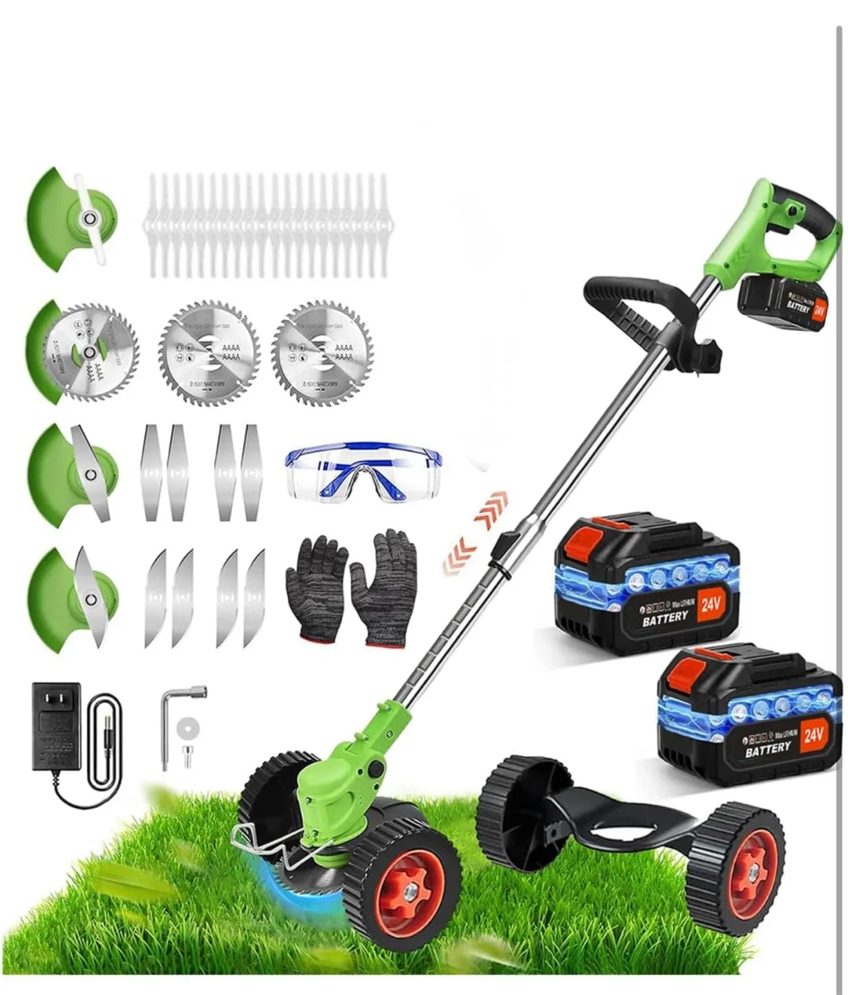 4-in-1 Multifunction Cordless Electric Weed Wacker thumbnail