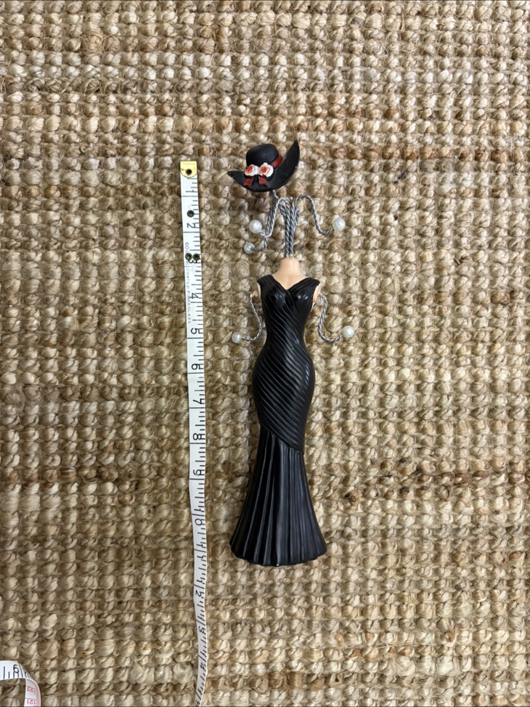 Vintage Jewelry Figurine with Hat - photo 4