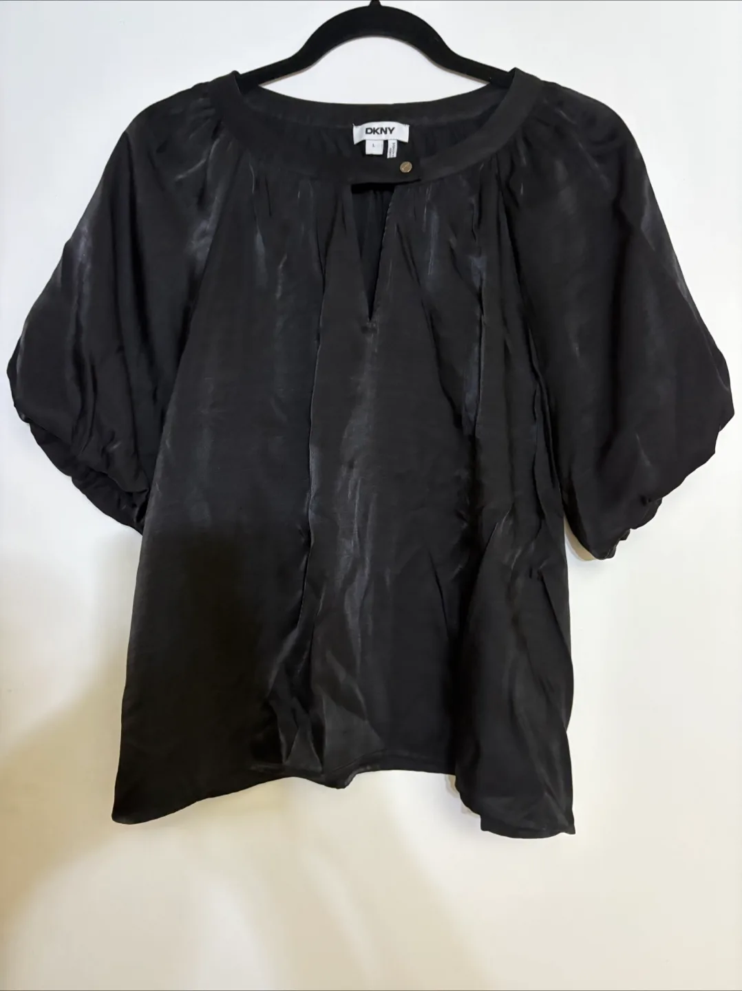 DKNY Black Blouse - L thumbnail
