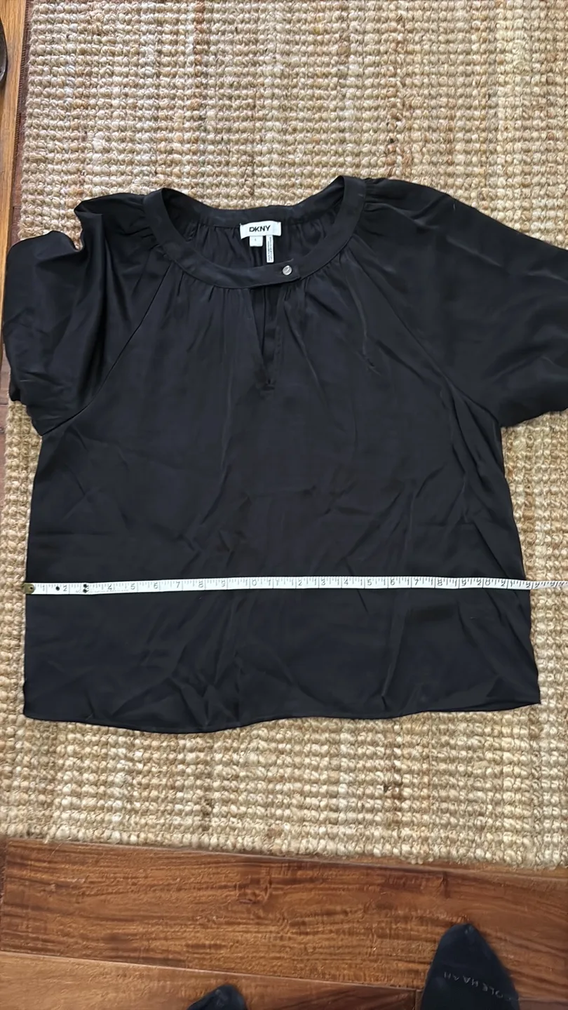 DKNY Black Blouse - L image indicator(9)