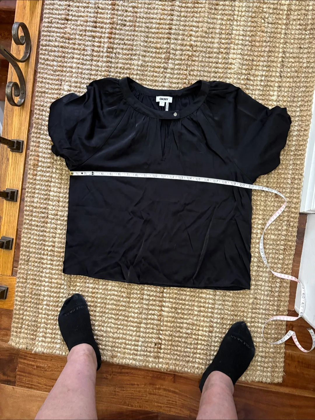 DKNY Black Blouse - L image indicator(6)