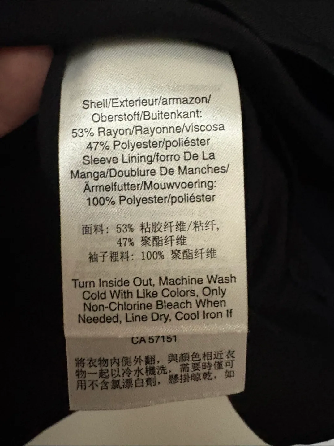 DKNY Black Blouse - L image indicator(3)