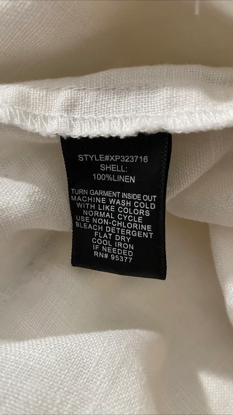 Sanctuary White Linen Pants image indicator(3)