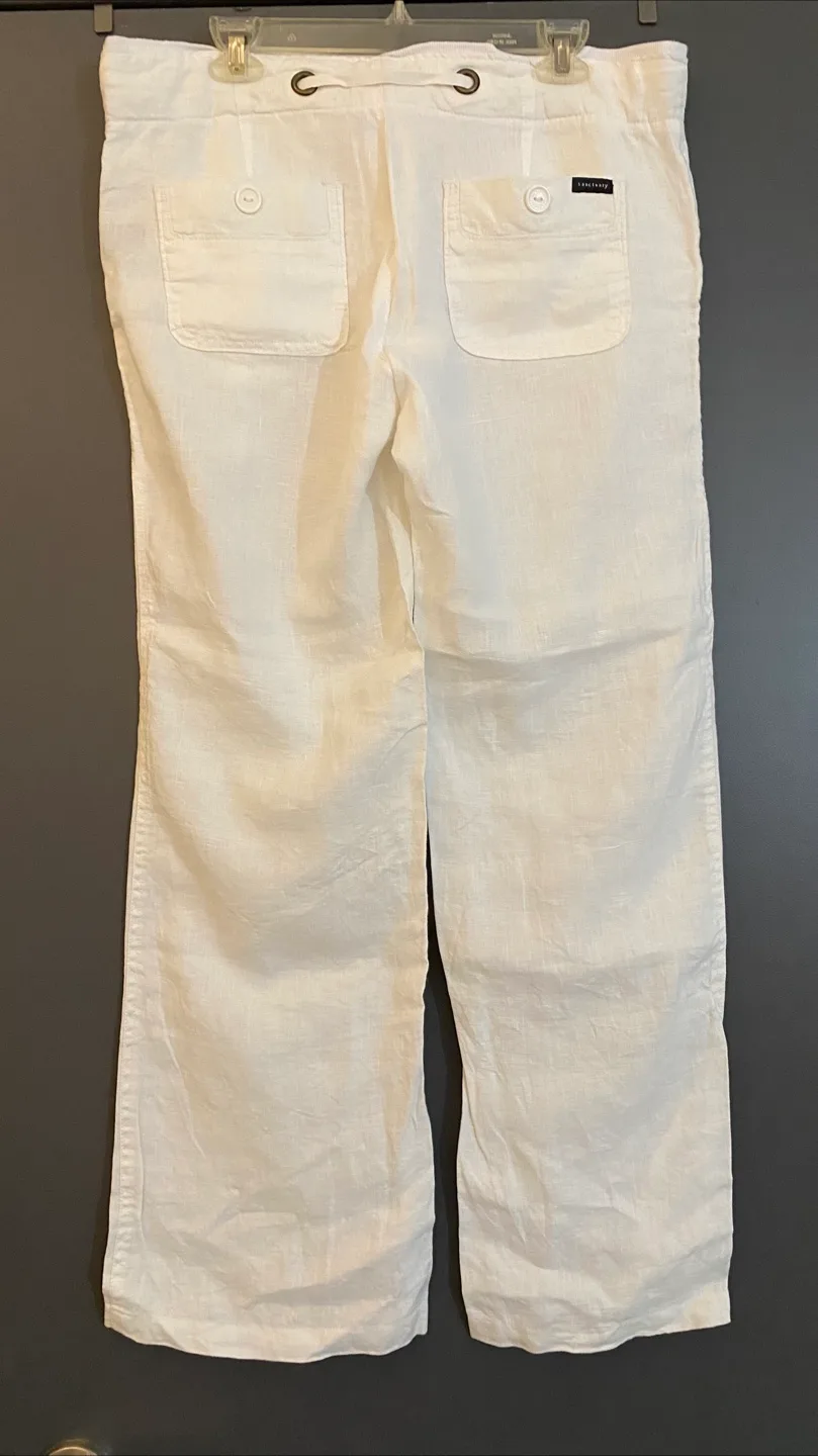 Sanctuary White Linen Pants image indicator(2)