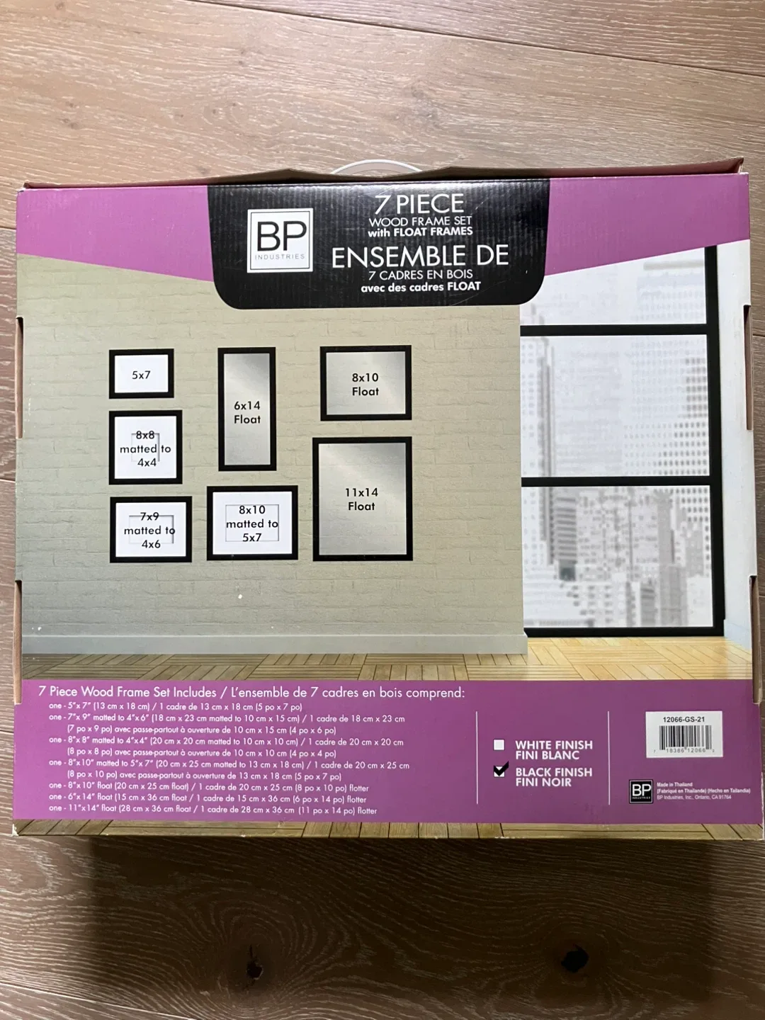 Picture Frame SET Black image indicator(2)