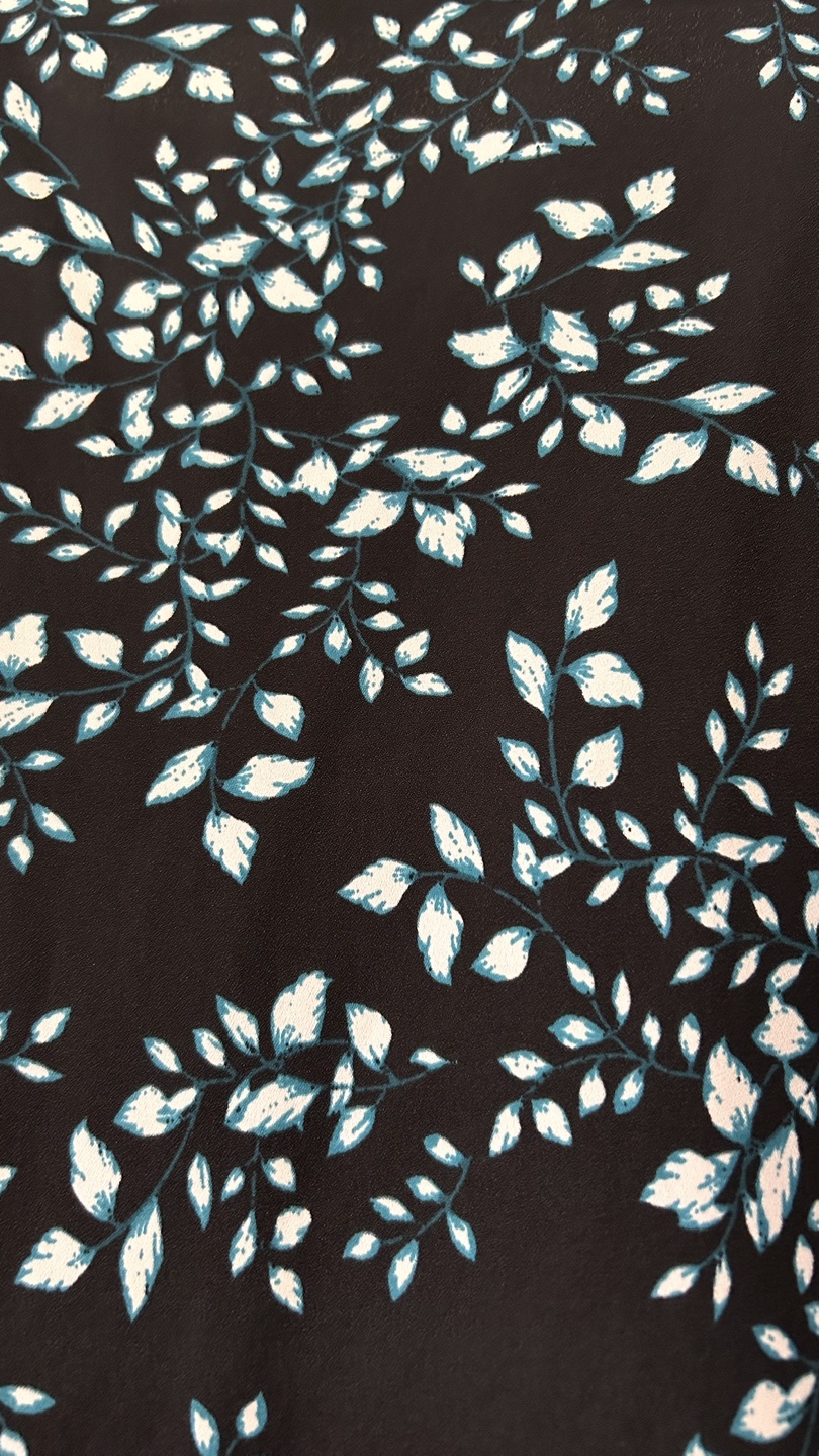 Rickis Black Leaf Print Top - photo 5