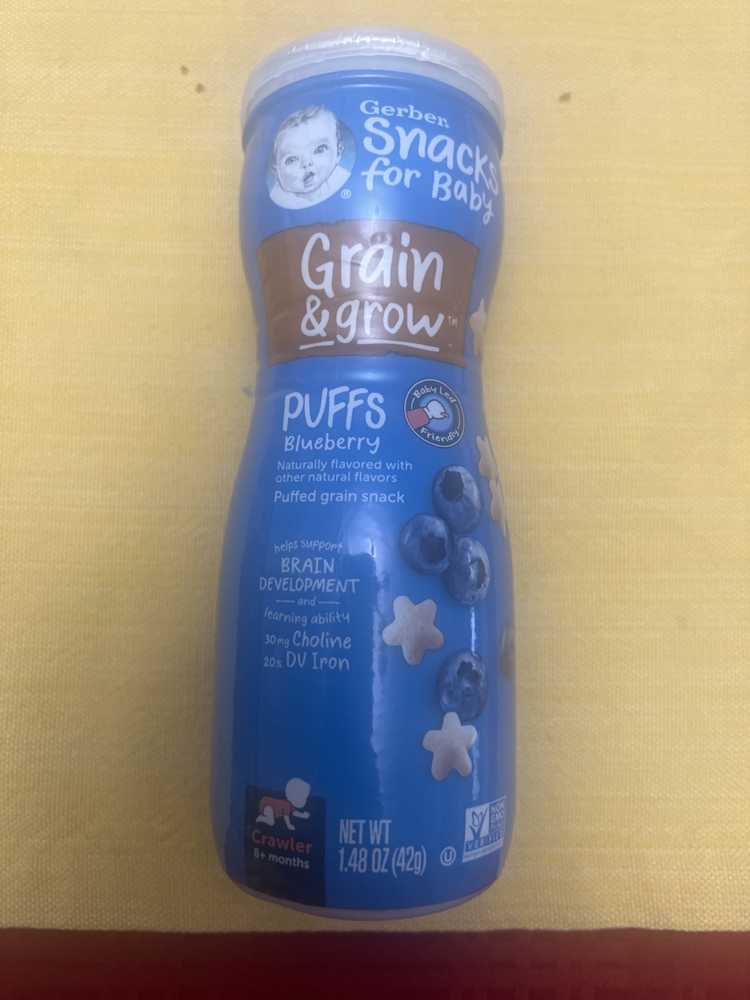 Gerber Grain & Grow Puffs - Blueberry (8+ months)