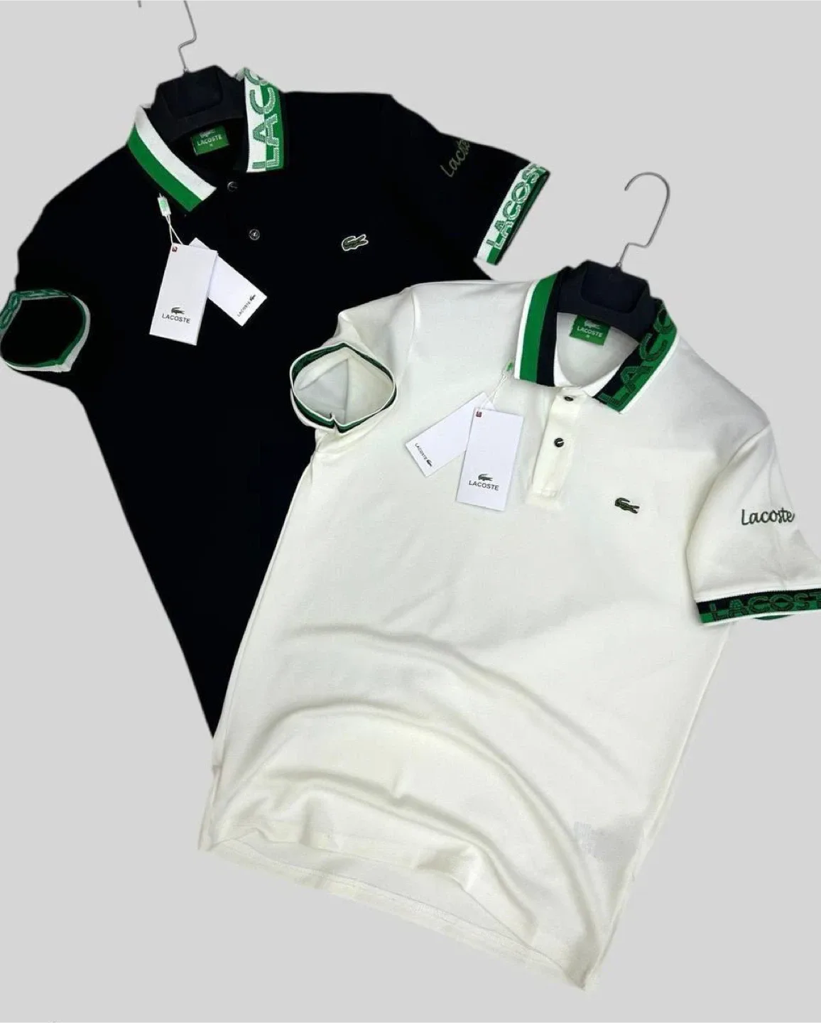 Lacoste Polo Shirts - Black & White thumbnail
