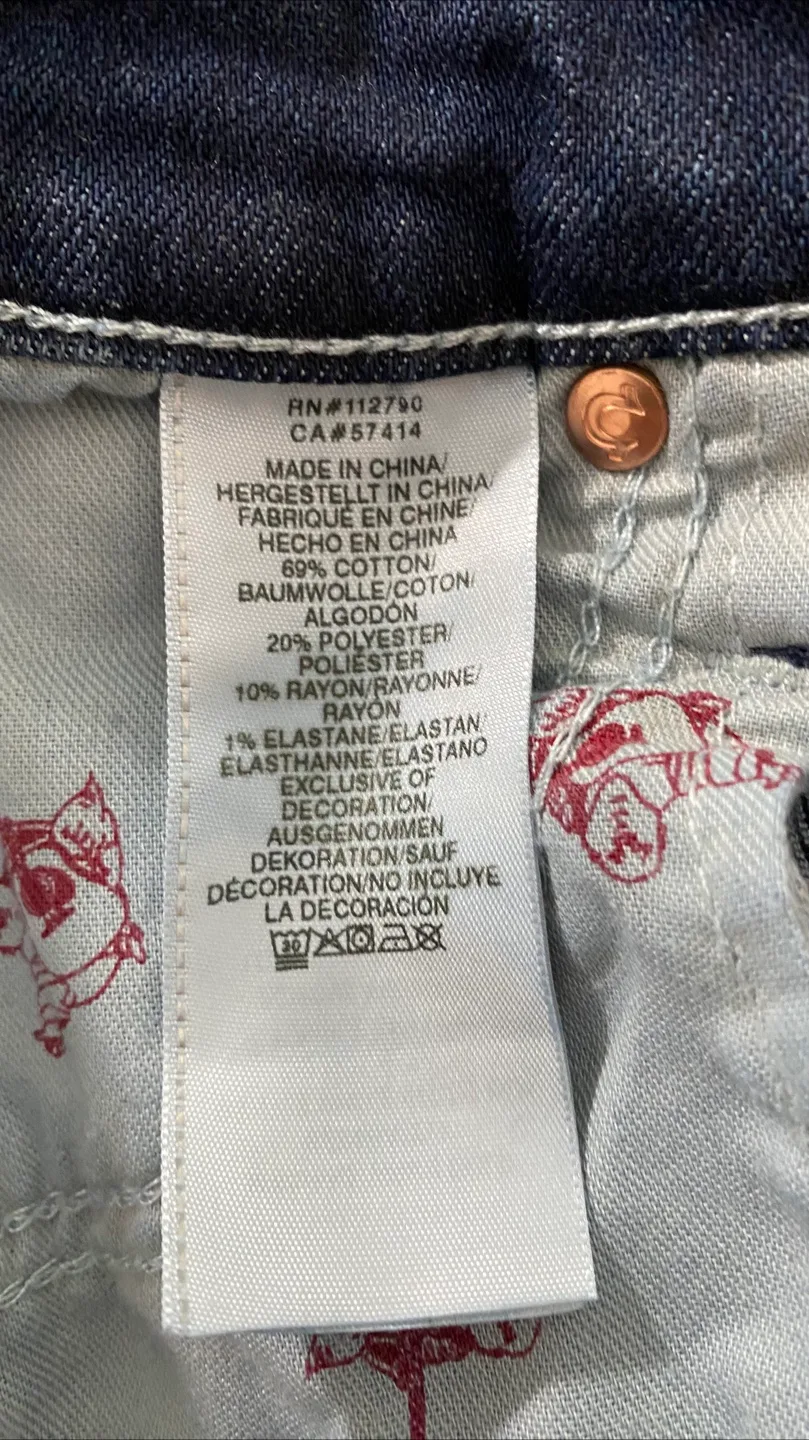 True Religion Halle High Rise Super Skinny Jeans - Size 30 image indicator(2)