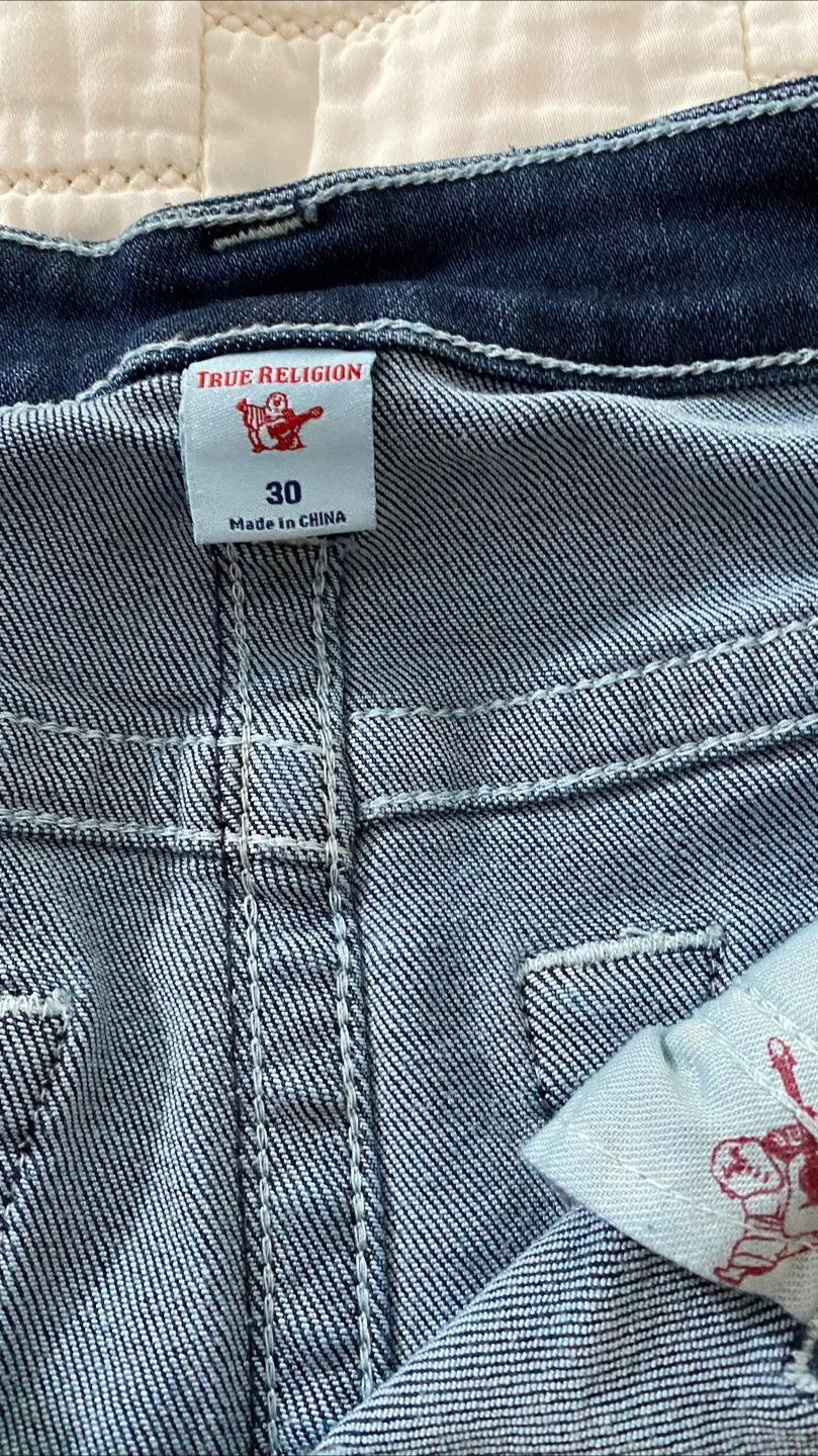 True Religion Halle High Rise Super Skinny Jeans - Size 30 image indicator(4)