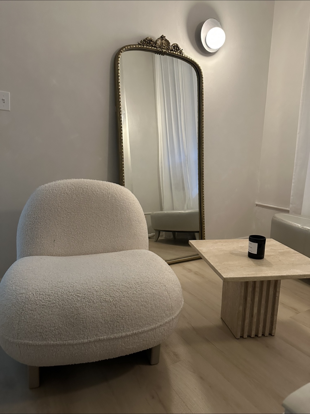 Castlery Ingrid Sherpa Chair - Cream - photo 2