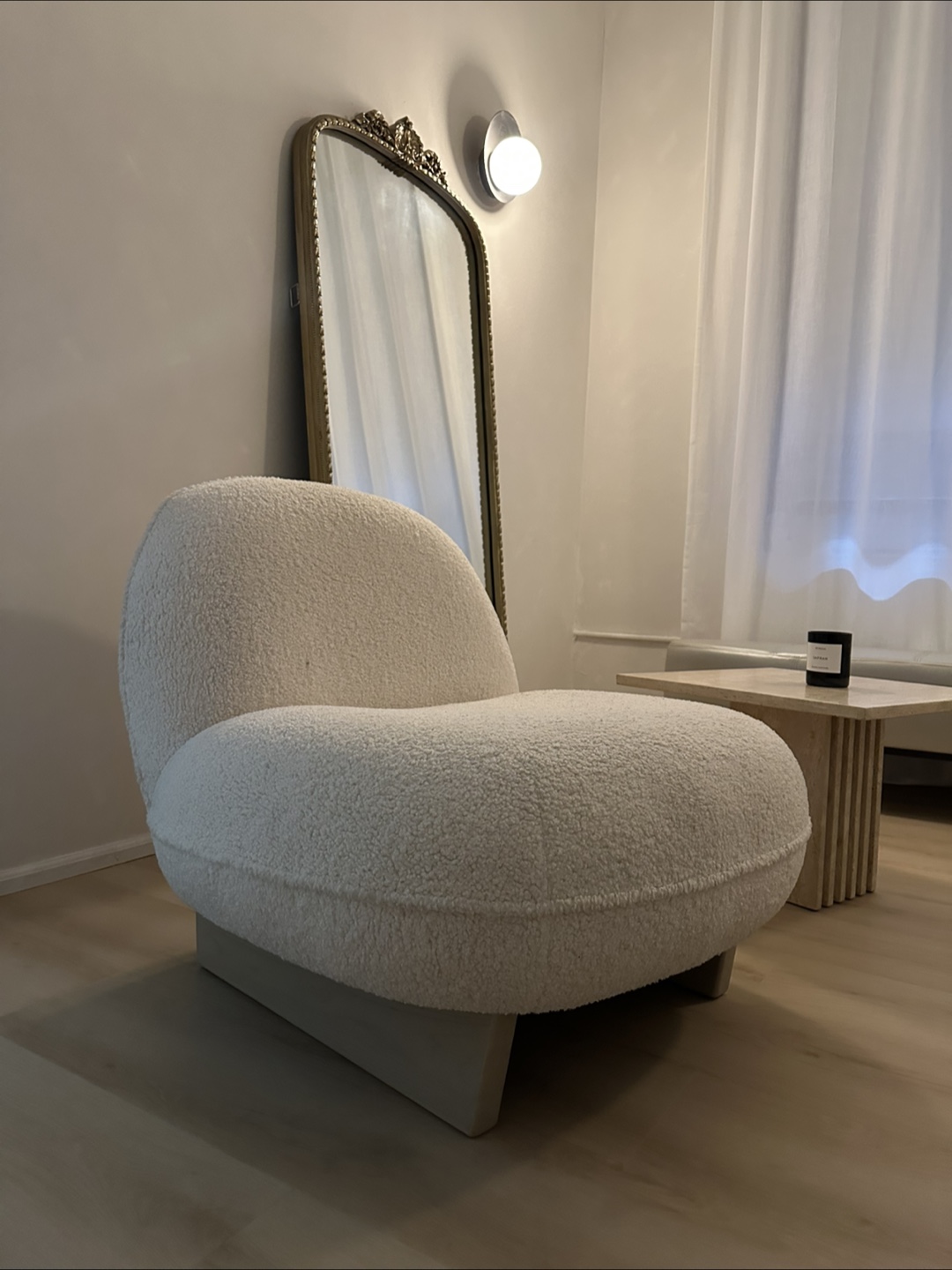 Castlery Ingrid Sherpa Chair - Cream - photo 3