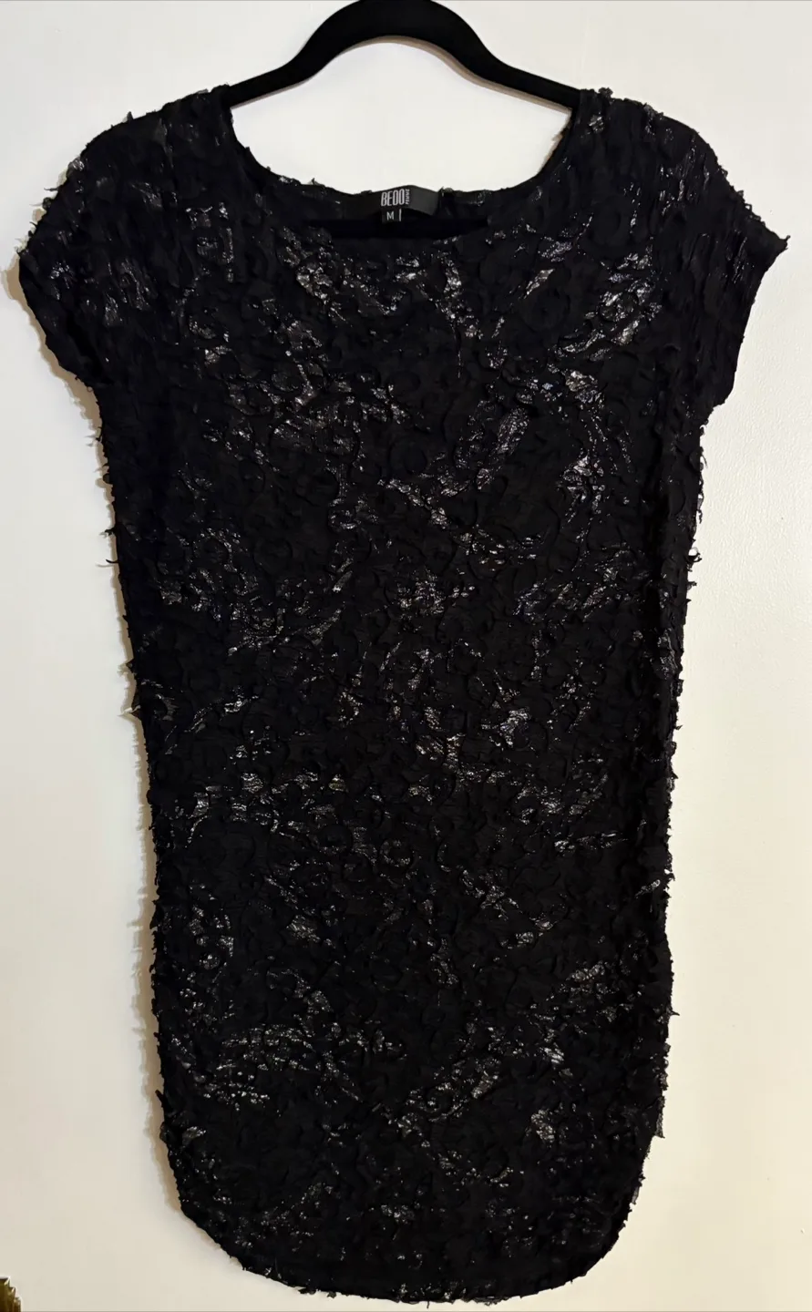 Bedo Femme Black Lace Dress - M thumbnail