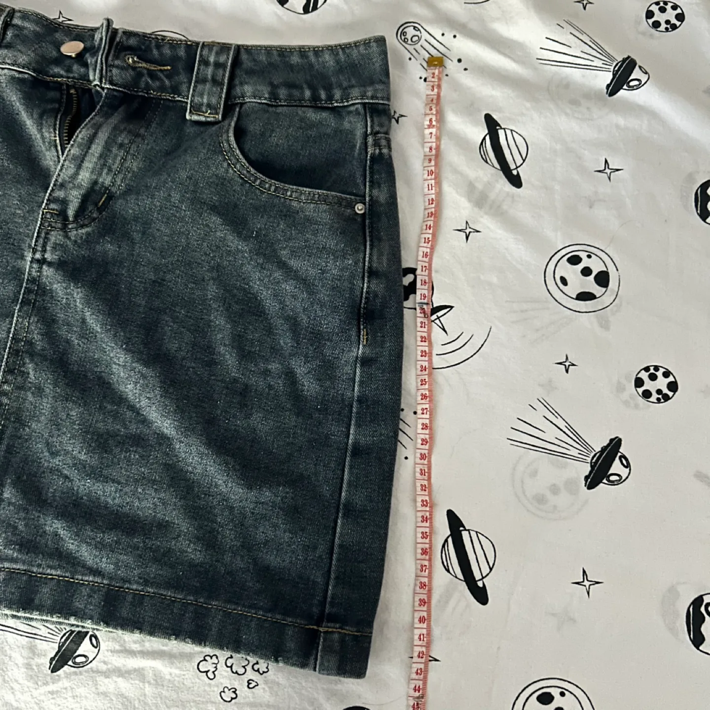 Denim Mini Skirt - Size M image indicator(4)