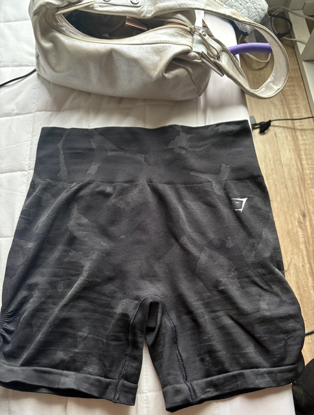 Gymshark Camo Seamless Shorts - Size Small