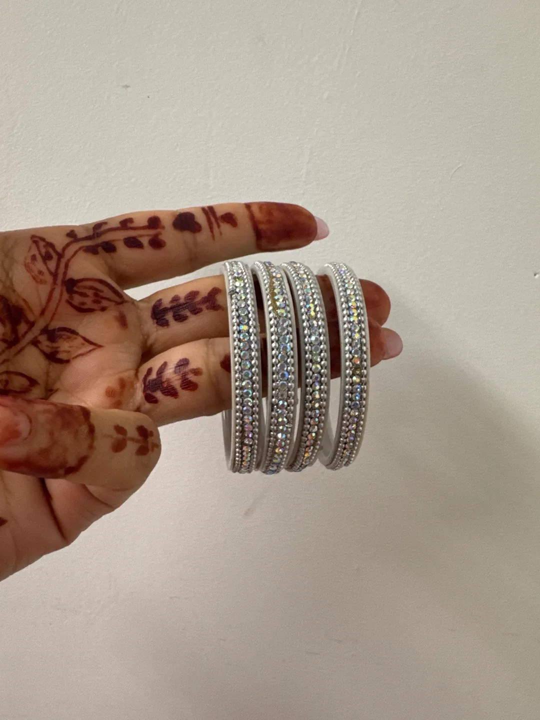 Rhinestone Bangles - Set of 2 image indicator(4)