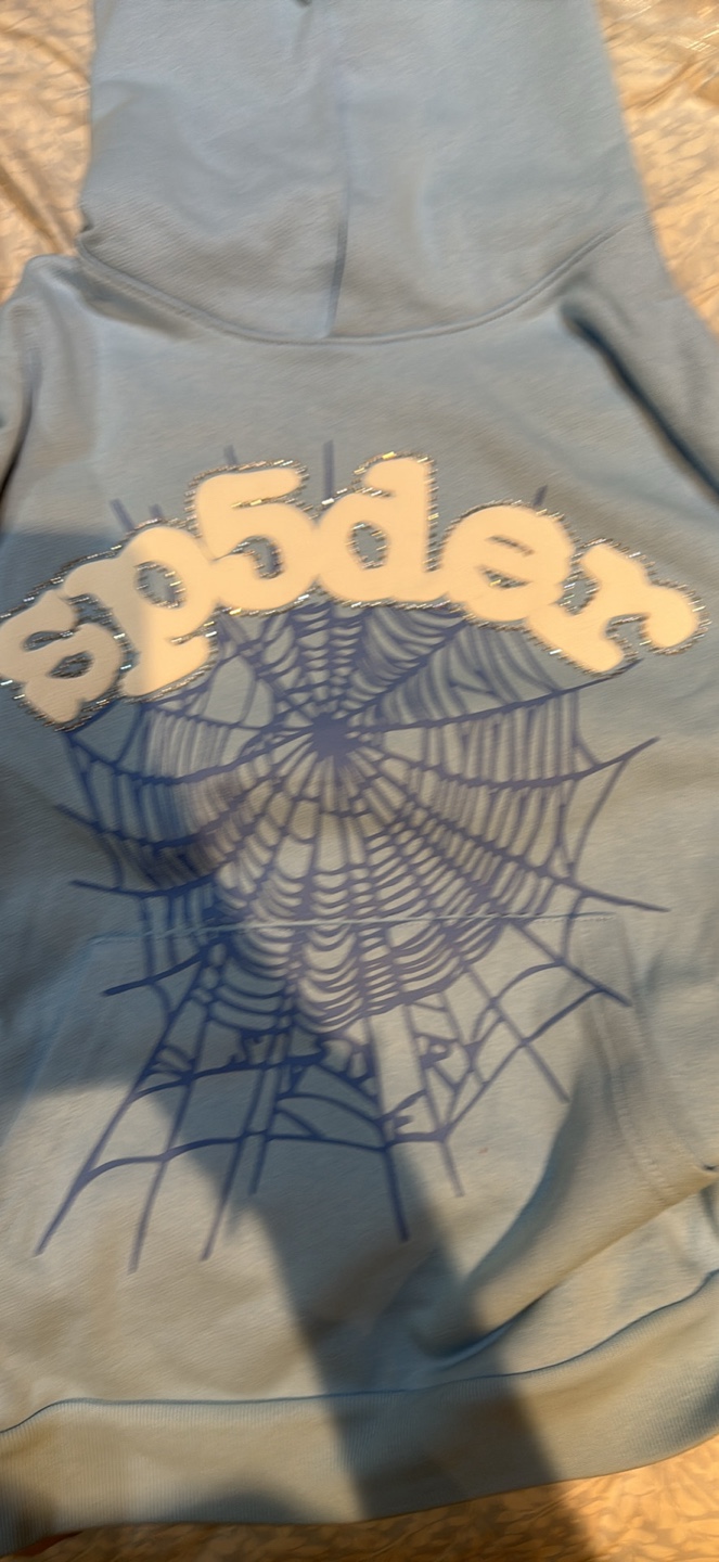 Spider Blue Hoodie Size S - photo 2