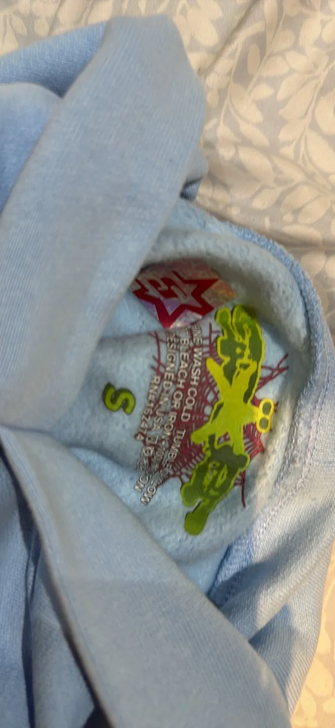 Spider Blue Hoodie Size S image indicator(3)