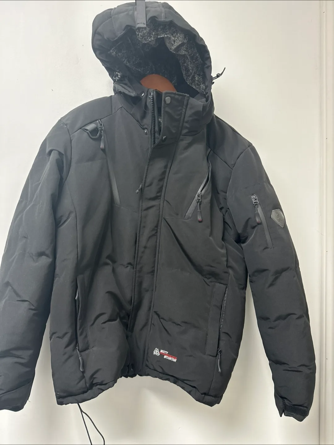 Misty Mountain Black Winter Jacket thumbnail