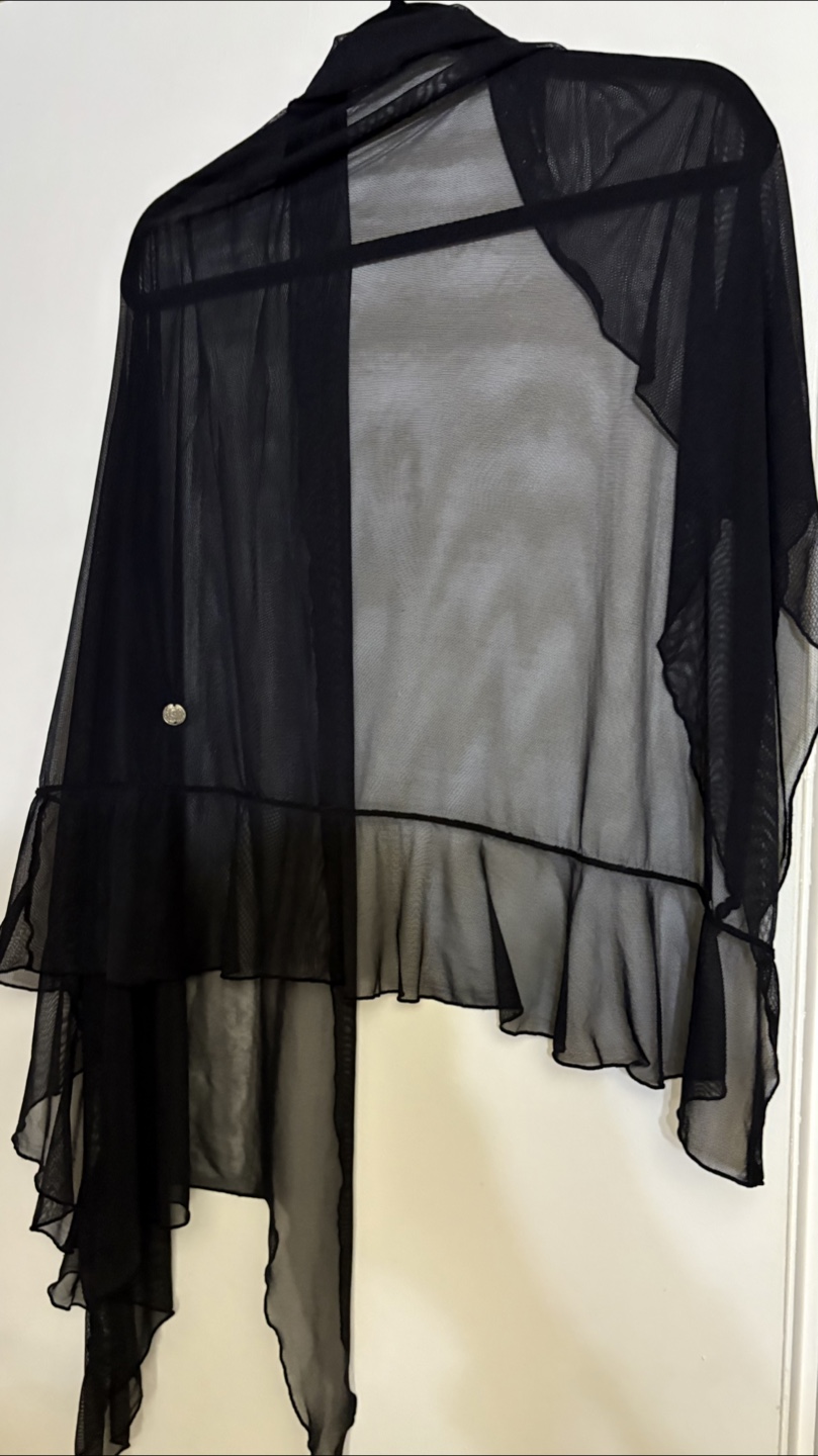 N.W.D Woman Design Black Shawl/Wrap - photo 2