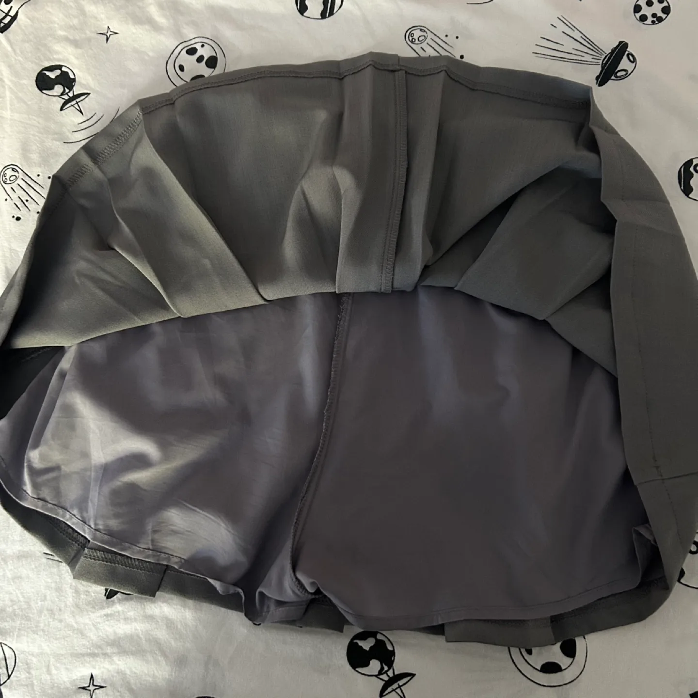 Dazy Grey Pleated Skirt - Size M image indicator(6)