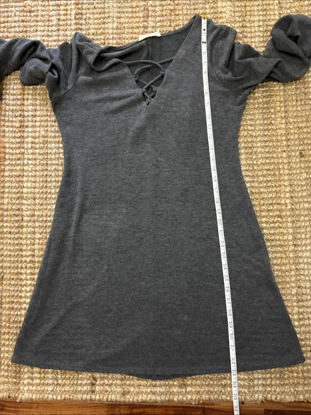 Poison Ivy Grey Long Sleeve Dress (L) image indicator(6)