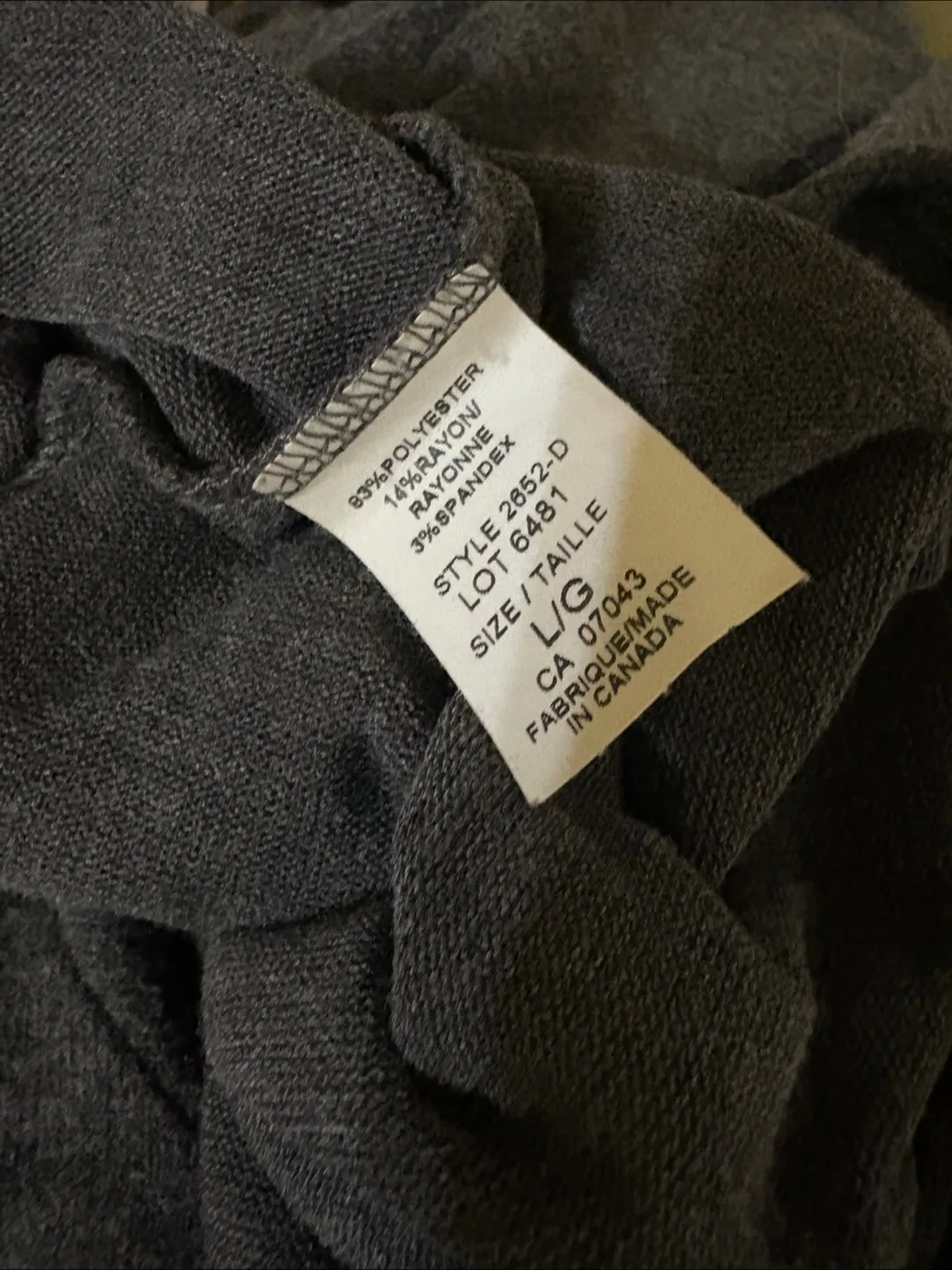 Poison Ivy Grey Long Sleeve Dress (L) image indicator(4)