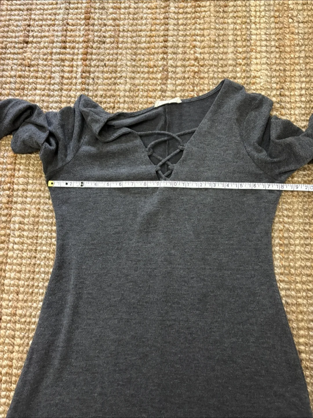 Poison Ivy Grey Long Sleeve Dress (L) image indicator(5)