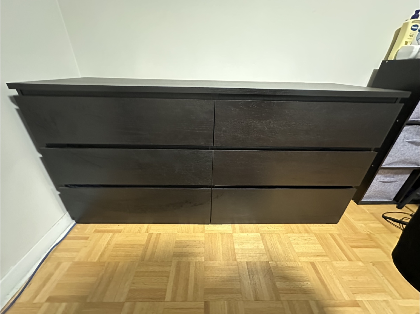 IKEA Malm Drawer Dresser - Black