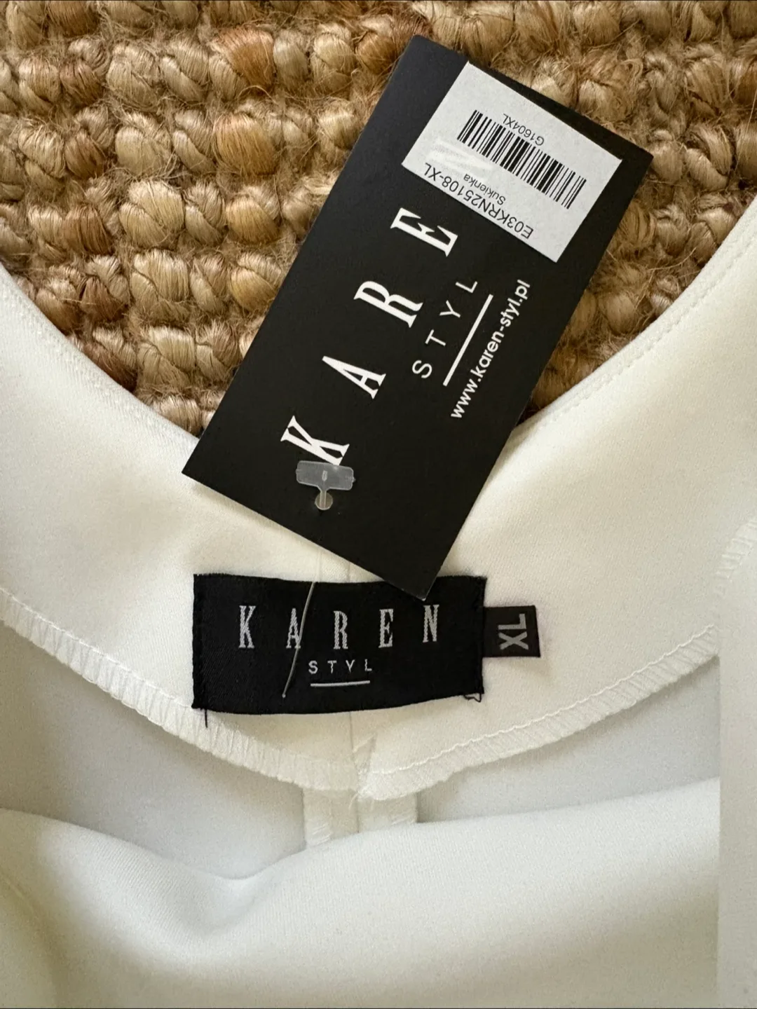 Karen Styl White Dress - XL image indicator(3)