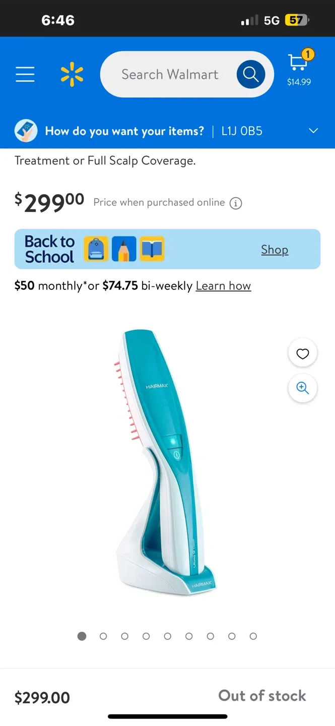 HairMax Ultima 9 LaserComb $130 OBO image indicator(2)