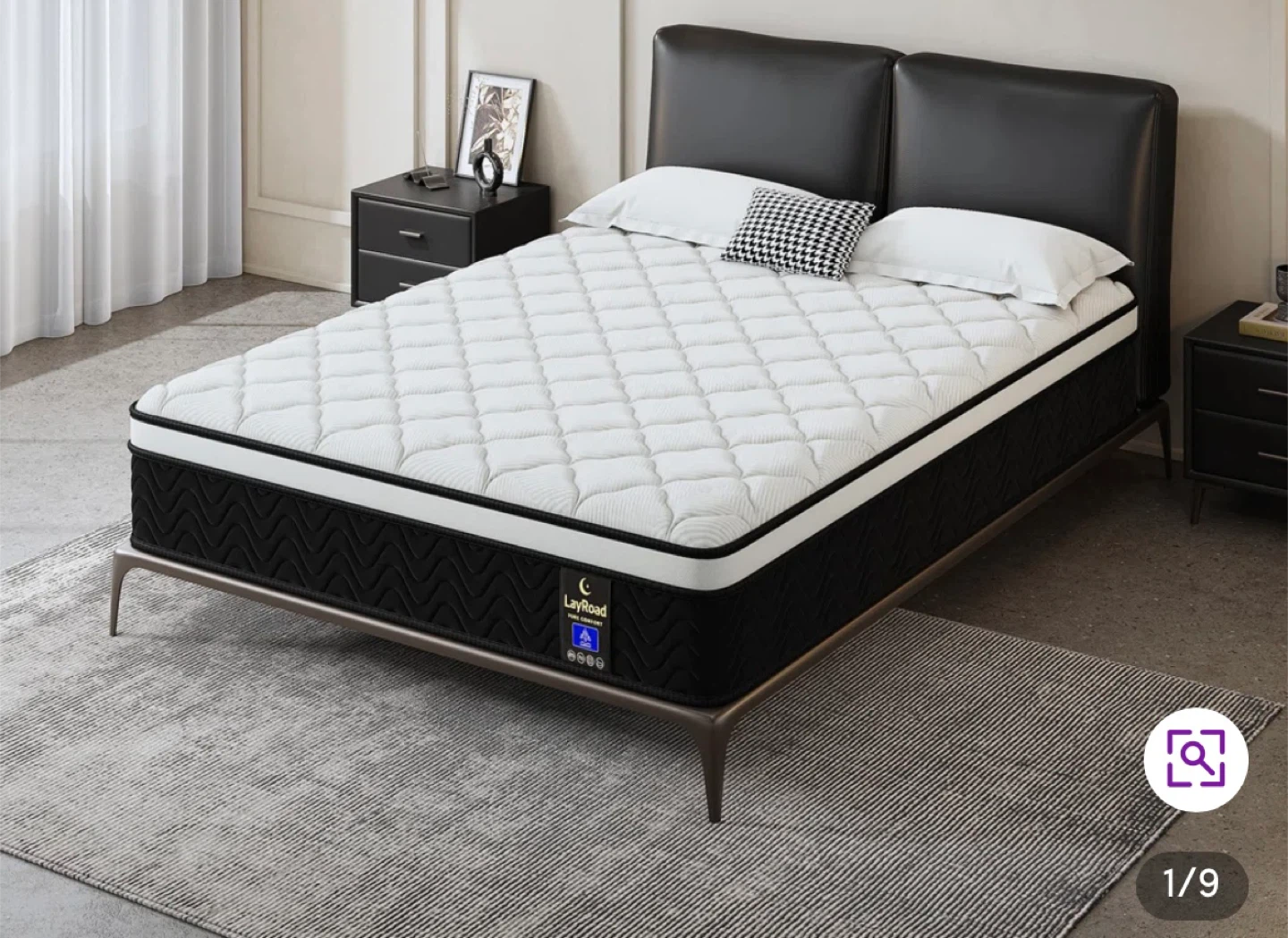 LayRoad Sleep 12” Hybrid Memory Foam Twin Mattress - photo 5