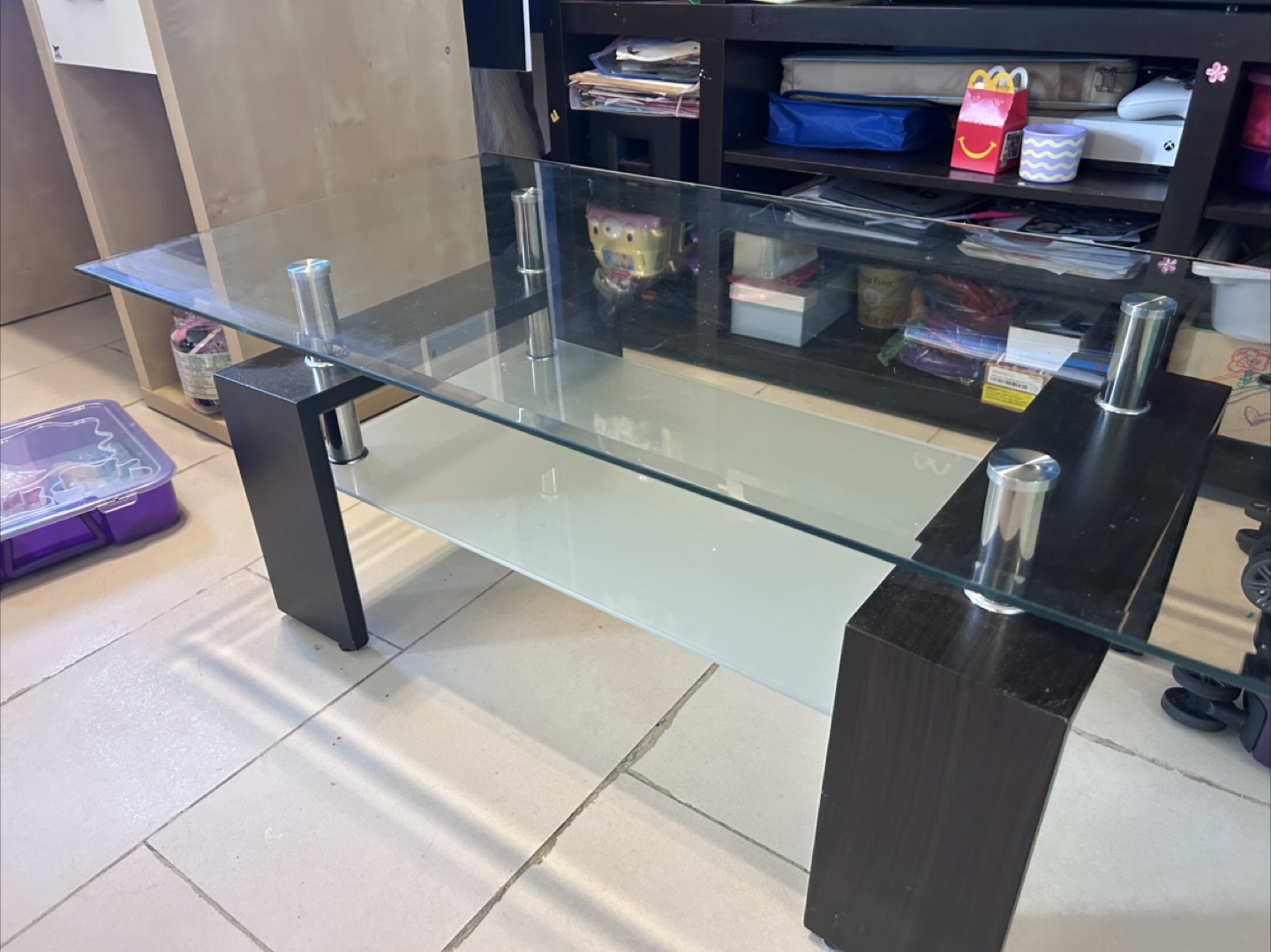 Glass coffee table - photo 2