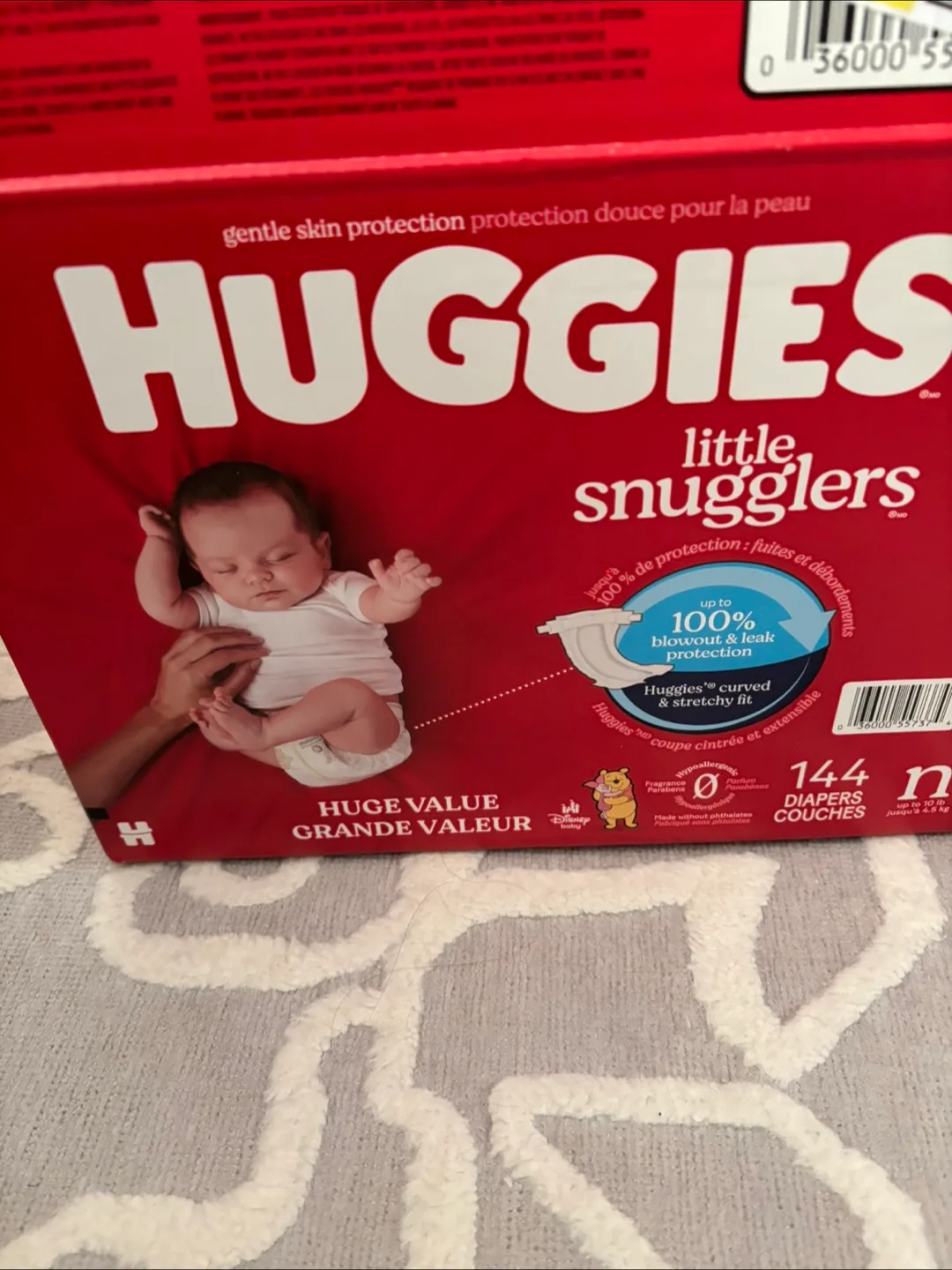 Huggies Little Snugglers Diapers, 144 Count thumbnail