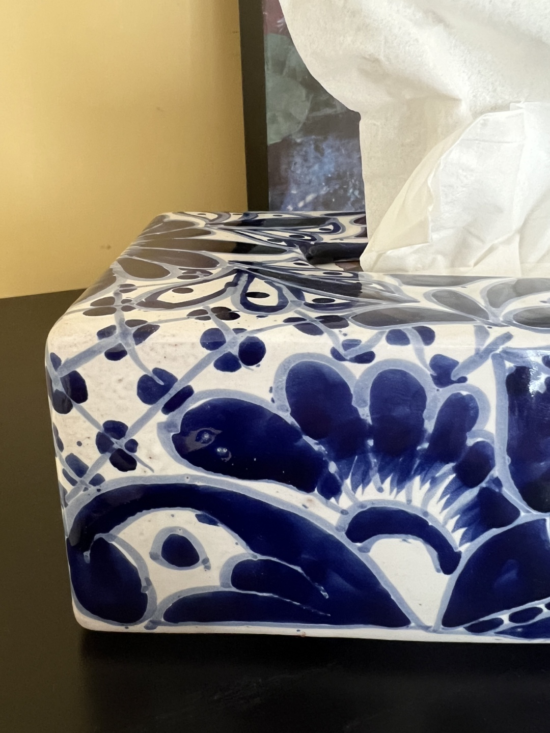 Talavera Tissue Box Cover - photo 3