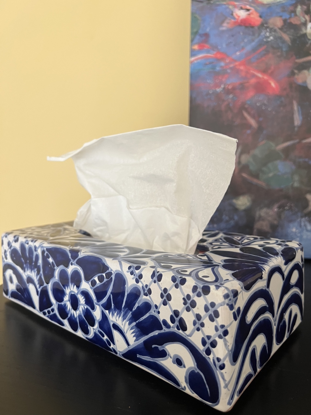 Talavera Tissue Box Cover - photo 2