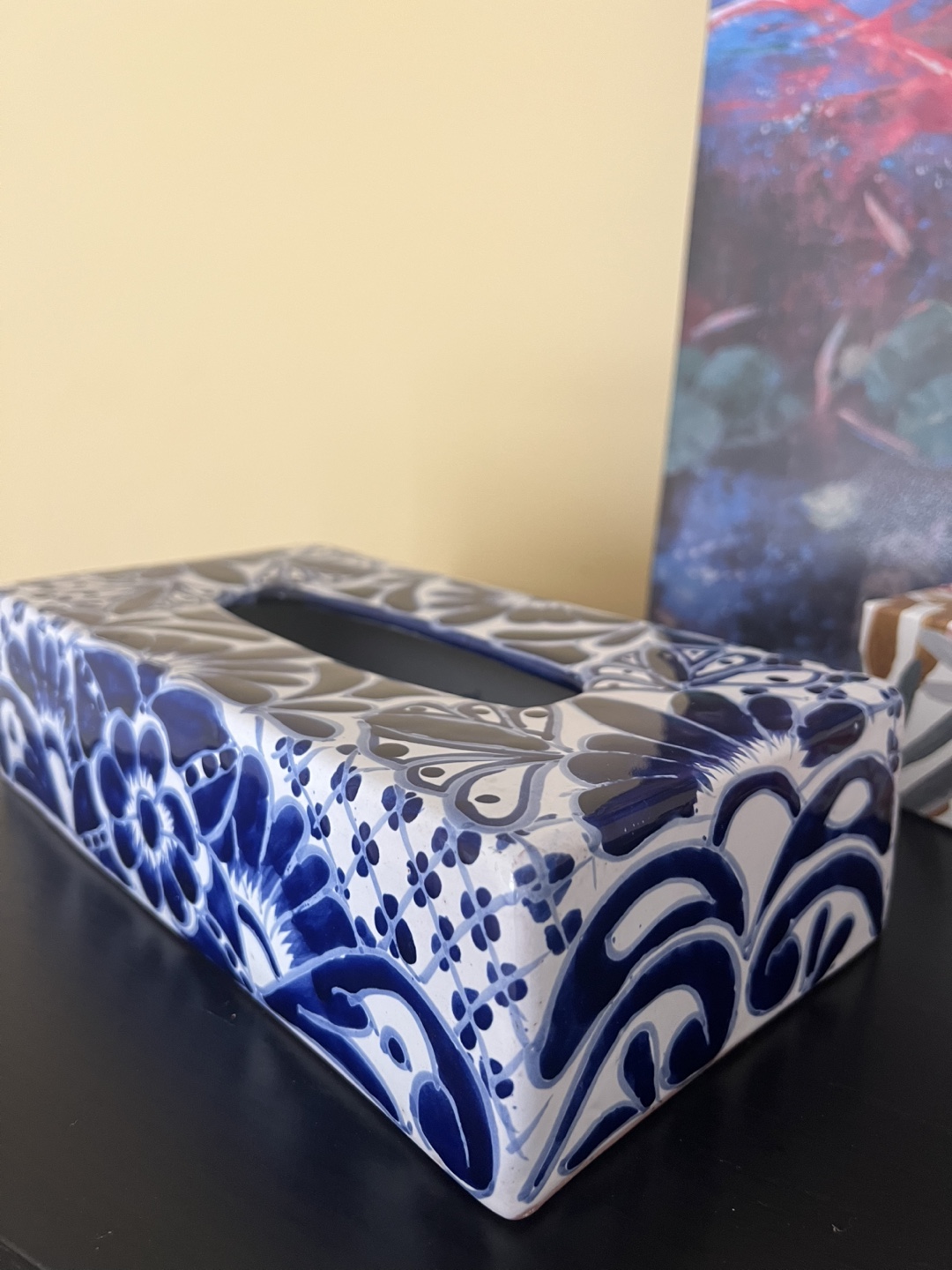 Talavera Tissue Box Cover