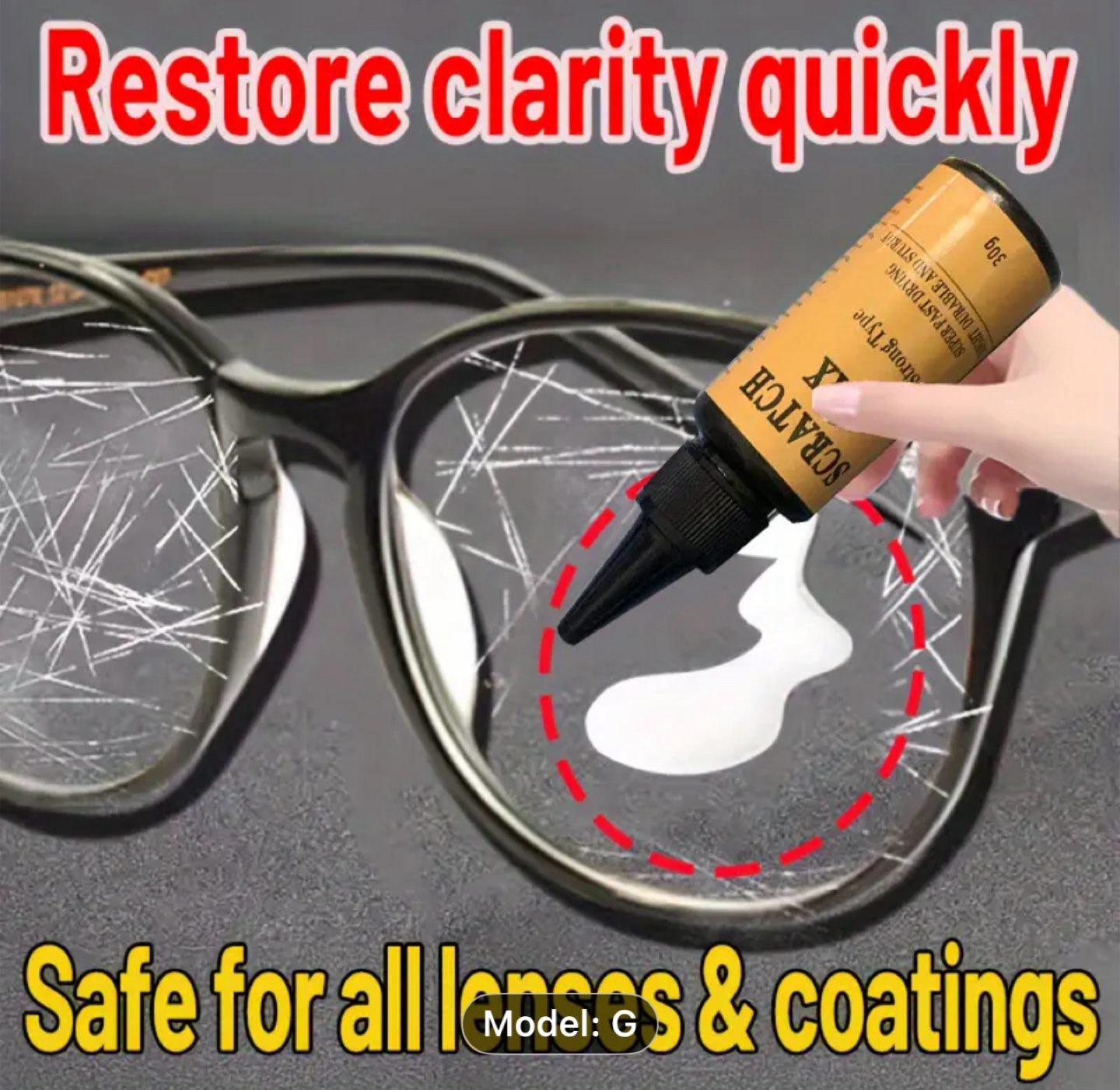 Multi-Purpose Glass & Lens Scratch Repair Kit - photo 3