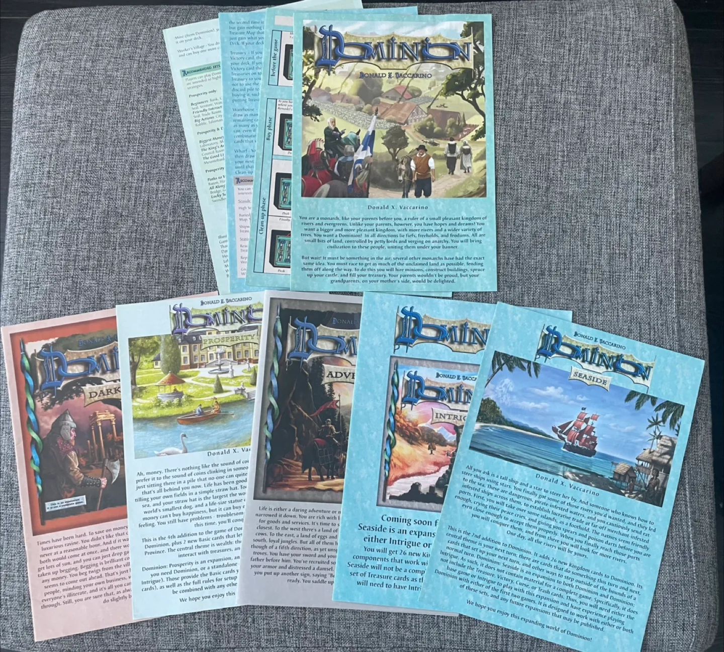 Dominion Board Game collection- Expansions Included! image indicator(3)