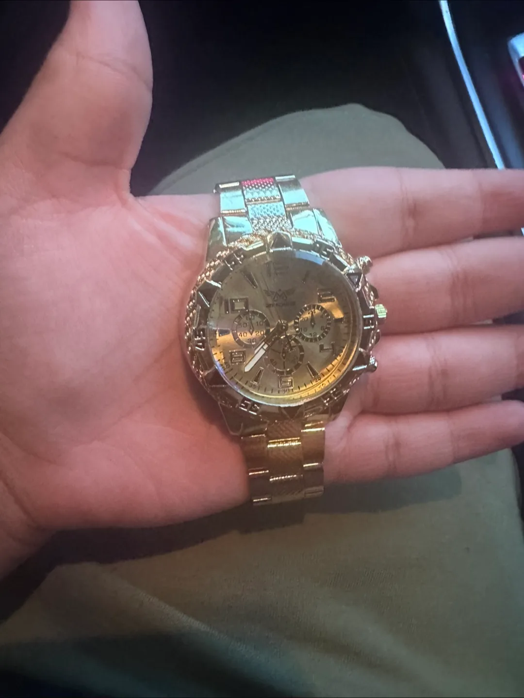 Gold-tone Chronograph Watch image indicator(3)