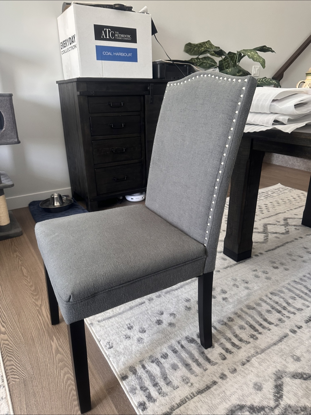 Coal Harbour Grey Dining Chairs and Covers - photo 3