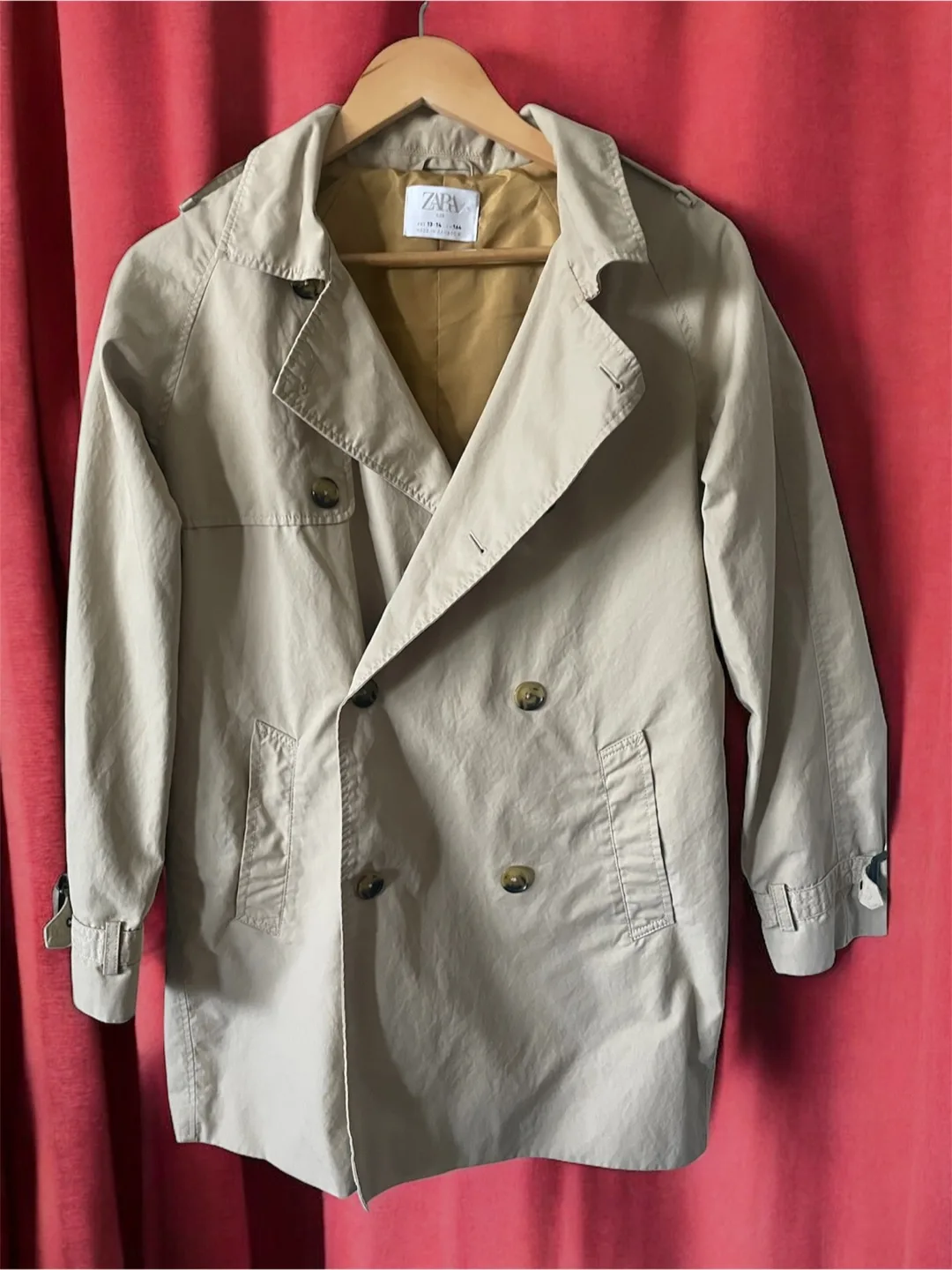 Zara Kids Trench Coat - Size 13 fits medium in ladies