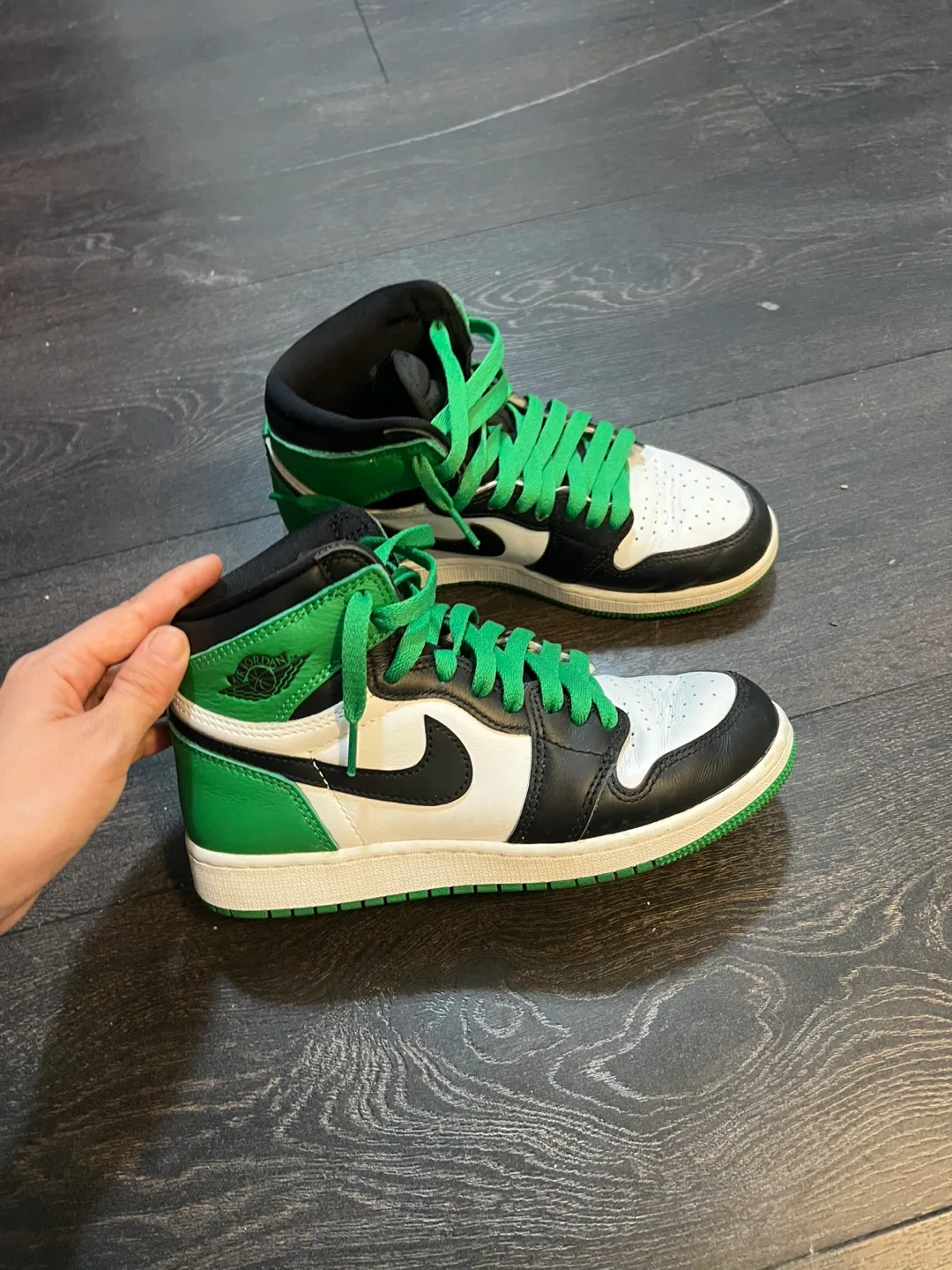 Air Jordan 1 Lucky Green shoe size 6 eu36 thumbnail