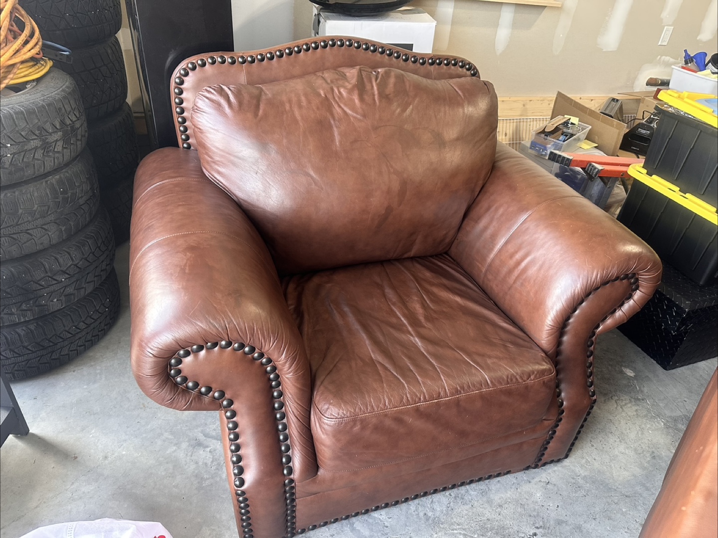 Leather Sofa Set - 3 Seater, Loveseat & Chair - photo 3