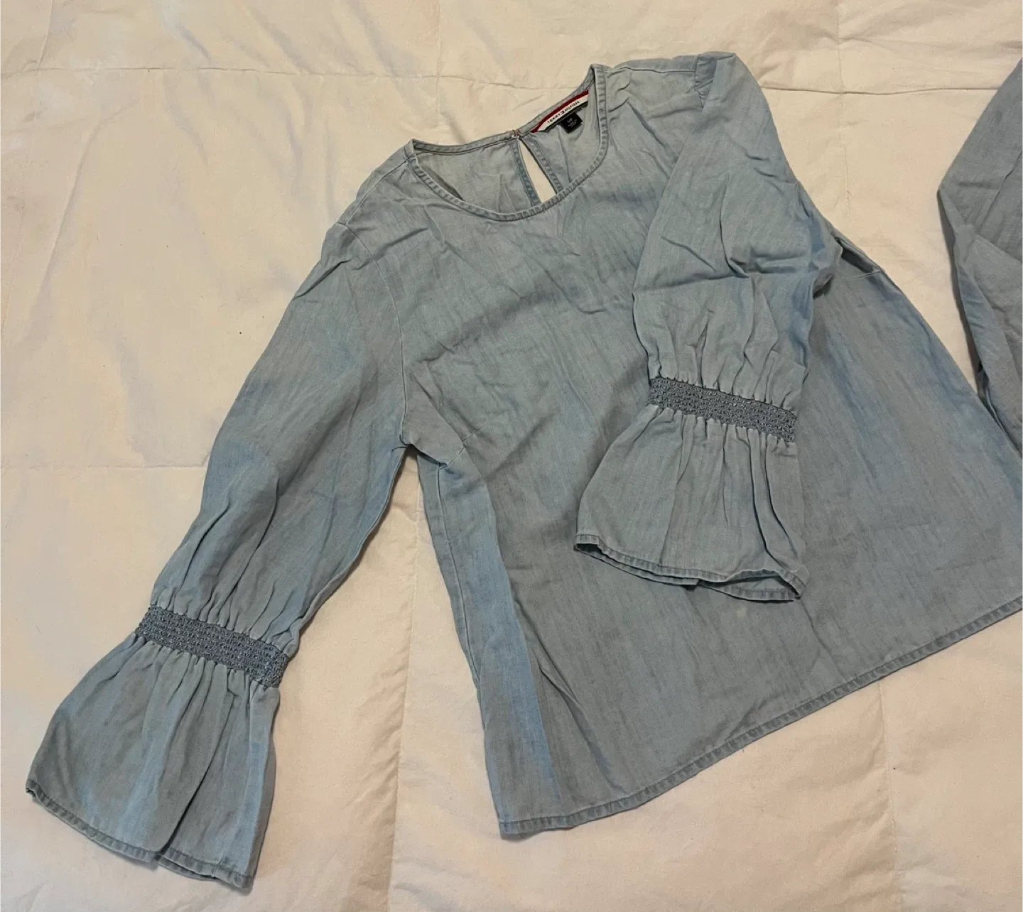 Moving Sale! 🚨 Tommy Hilfiger Chambray Blouse Bundle image indicator(3)