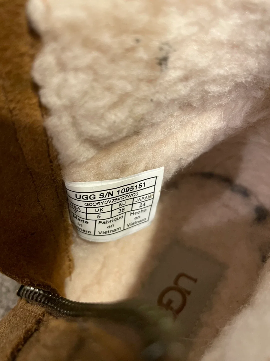 UGG Brown Suede Ankle Boot  size 7 image indicator(5)