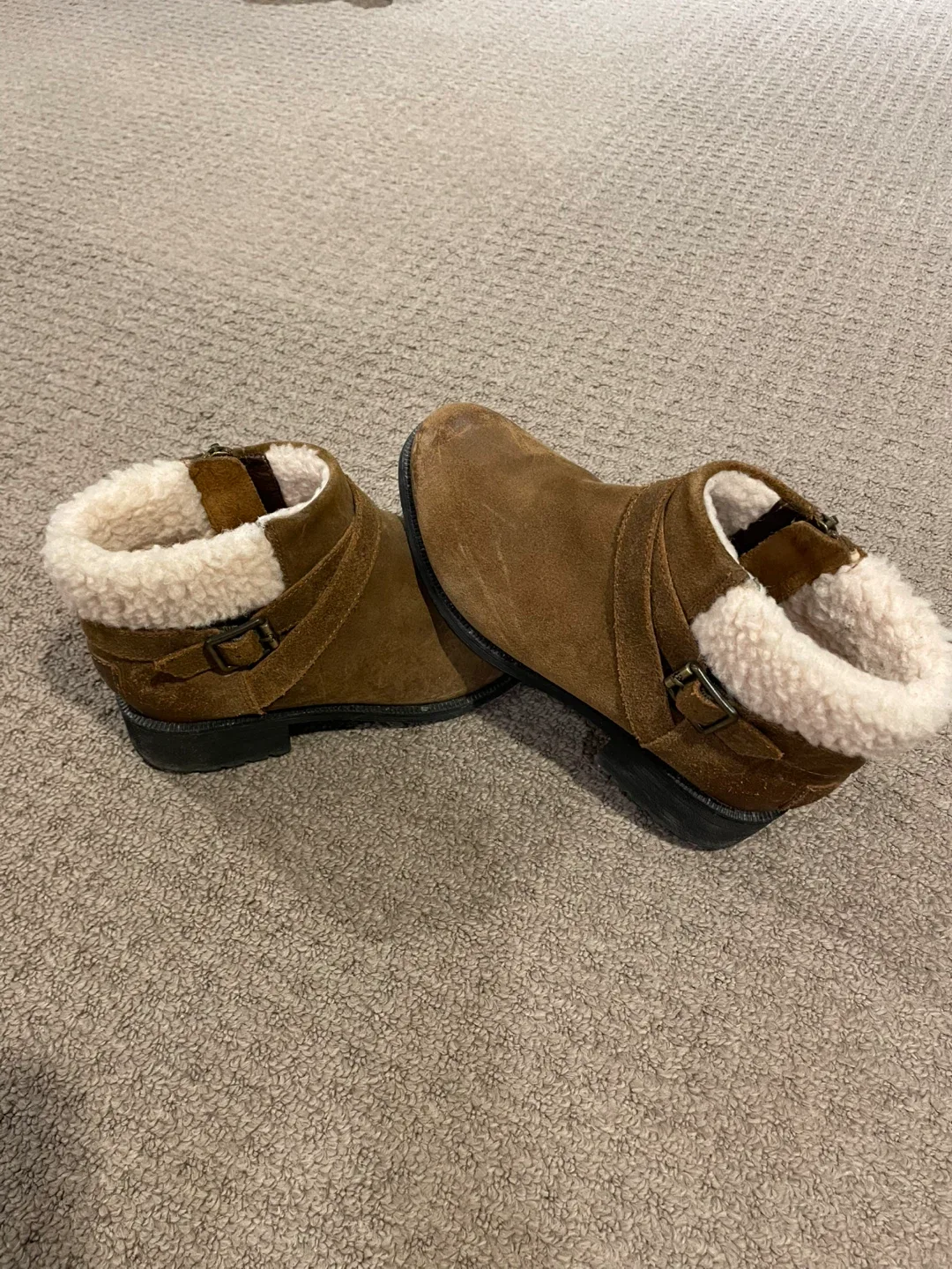 UGG Brown Suede Ankle Boot  size 7 image indicator(4)