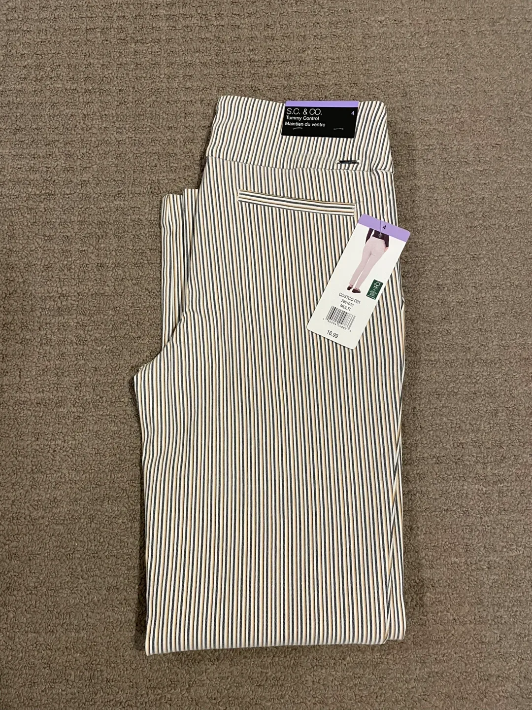 S.C. & CO. Pull-On Pants, Size 4 - New with Tags! image indicator(2)