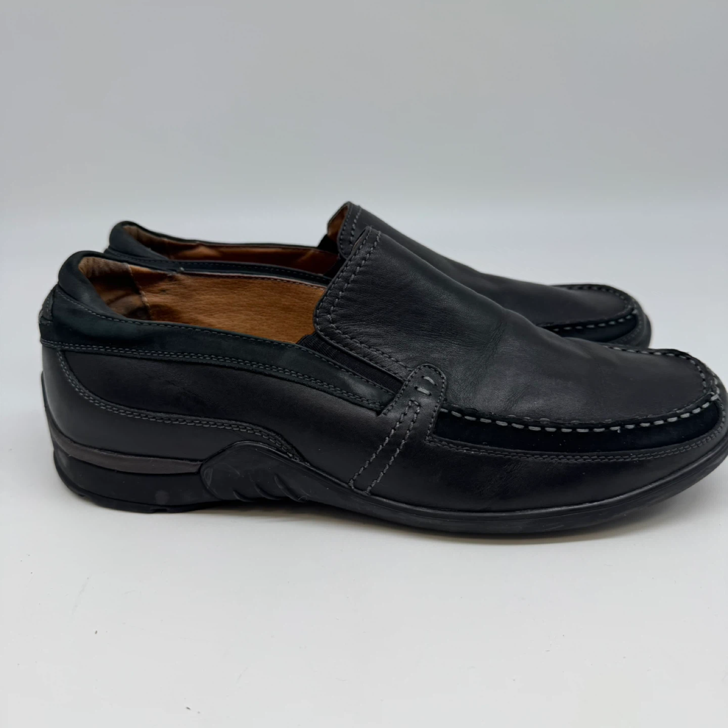 Blondo Comfortable Men’s Leather Loafers – Size 10W – Like New - photo 3
