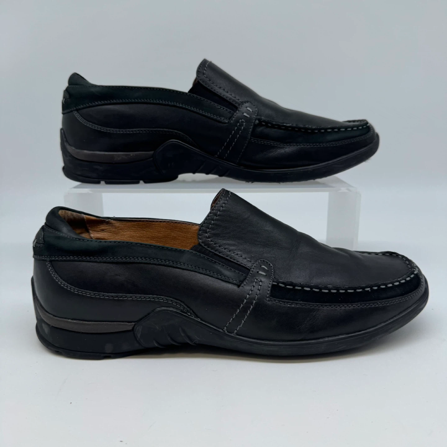 Blondo Comfortable Men’s Leather Loafers – Size 10W – Like New - photo 5